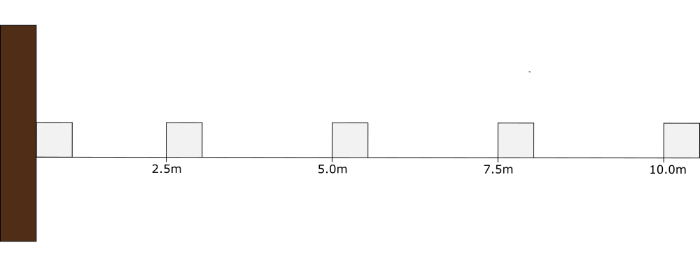 Example of the sampling design for this practical's data collection.